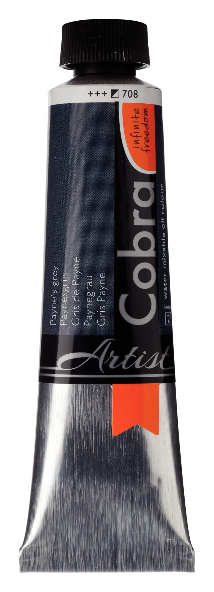 Cobra Water-Mixable Oil Color 40 ml Tube - Payne39;s Grey
