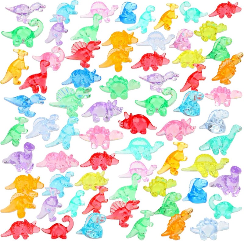 HAPTIME 230 Pcs Mini Resin Animals, Bulk Mini Trinkets, Mini Dinosaur Figures, Resin Figures to Hide, Tiny Dinosaur Party Favors, Small Classroom Prizes for Kids, Easter Egg Fillers - Image 1