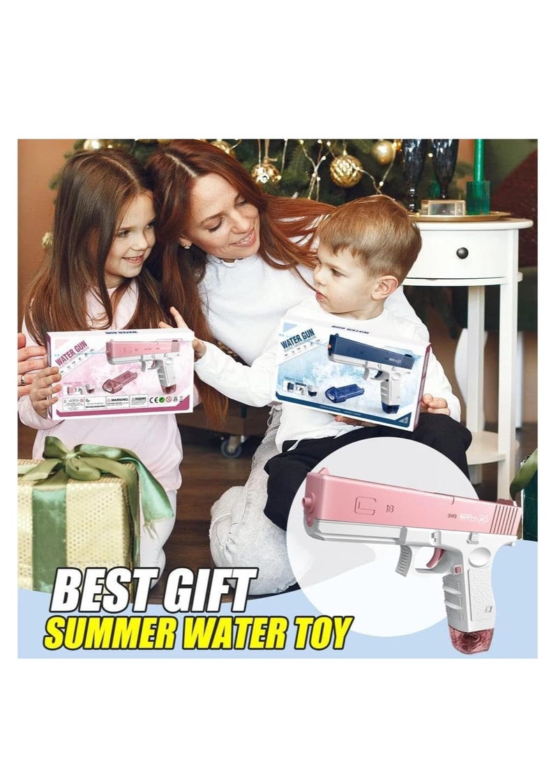 MAGIC VAULT Electric Water Guns for Kids 32FT Range Automatic Squirt Guns for Boys,Water Soaker Gun Toy,Water Squirters for Kids & Adults Summer Pool Beach Party Water Blasters for Kids (PINK)  - Image 4