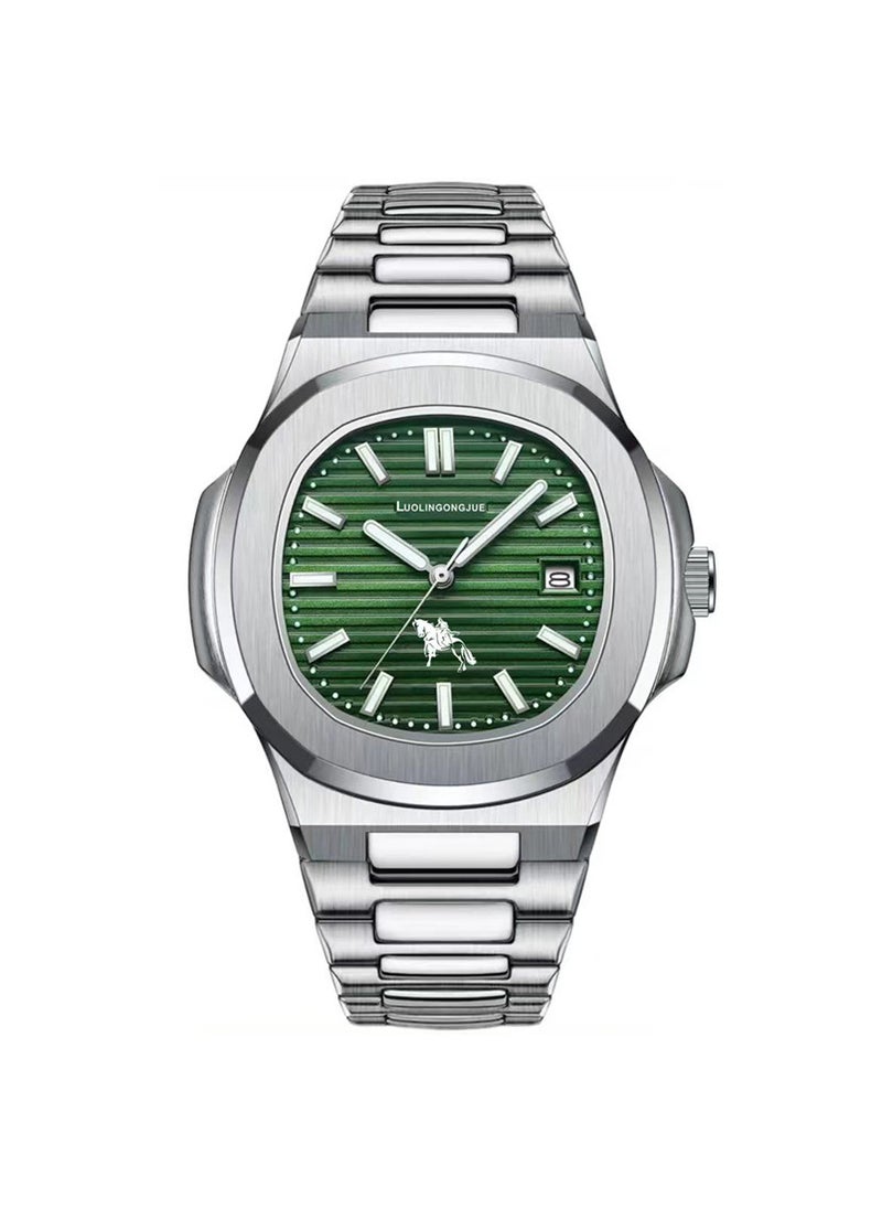 Generic - Automatic Hollow Mens Watch Waterproof Luminous Green - Image 1