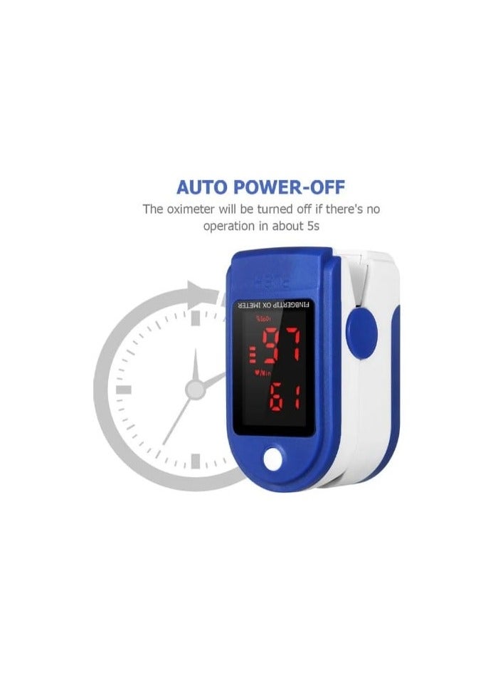 Generic Finger Pulse Oximeter Pulse Oximeter Blood Oxygen Saturation Monitor  - Image 3