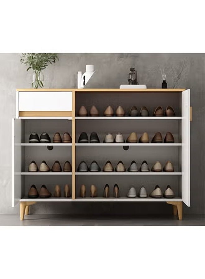 إن كي أكس خزانة أحذية فاخرة متعددة الوظائف مع أدراج تخزين للمدخل بطول 120 سم - Image 3