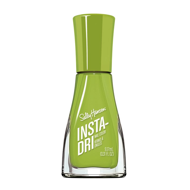 Sally Hansen Insta-Dri Nail Polish | Quick Dry, Long Lasting, Streak-Free Shine | Opaque, Glossy | 528 Hard Drive Me Crazy | Bright Green Nail Color - Image 1