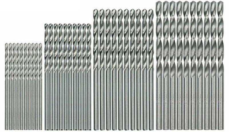 SWISSO 40HSS Drill Bits Tool Size 05mm20mm Metal Micro Mini Small Drill Bit SetPack of 1 Silver - Image 1