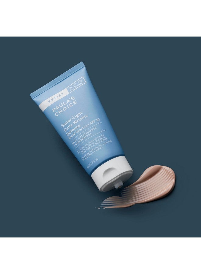 PAULA'S CHOICE Resist Super-Light Daily Wrinkle Defense Spf 30 Matte Tinted Face Moisturizer, Uva & Uvb Protection, Mineral Sunscreen For Oily Skin, Fragrance-Free & Paraben-Free, 2 Ounces - Image 2