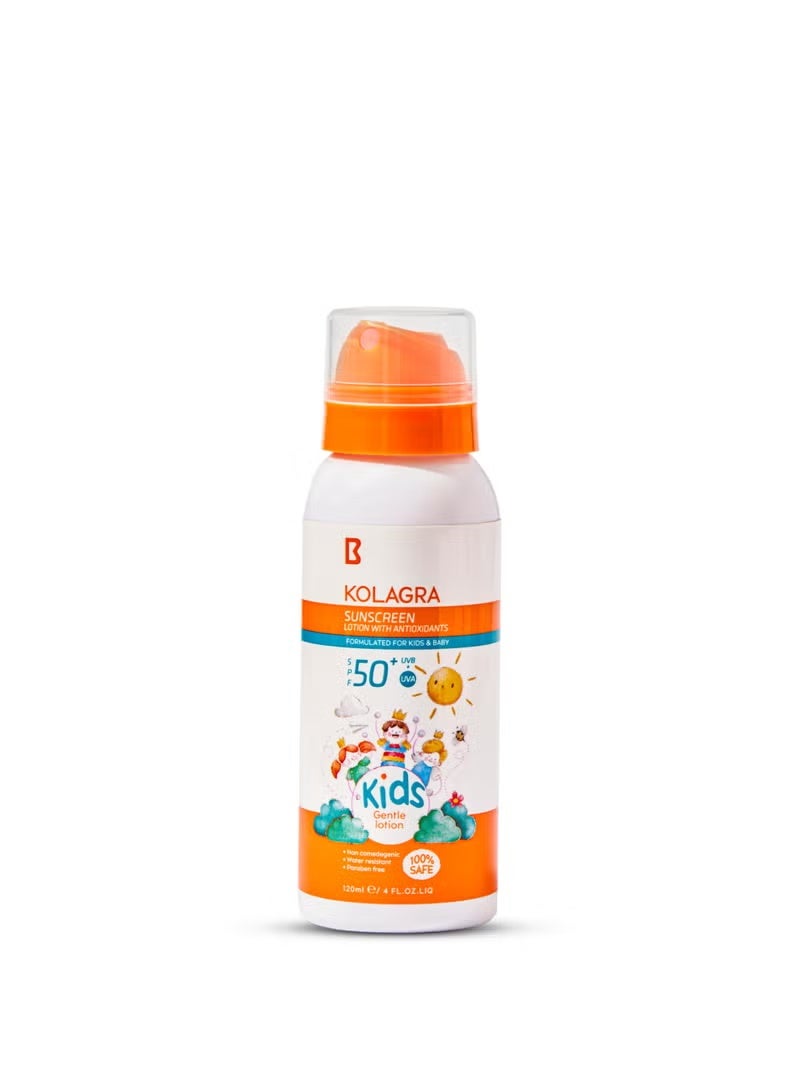 kolagra sunscreen lotion spray for kids