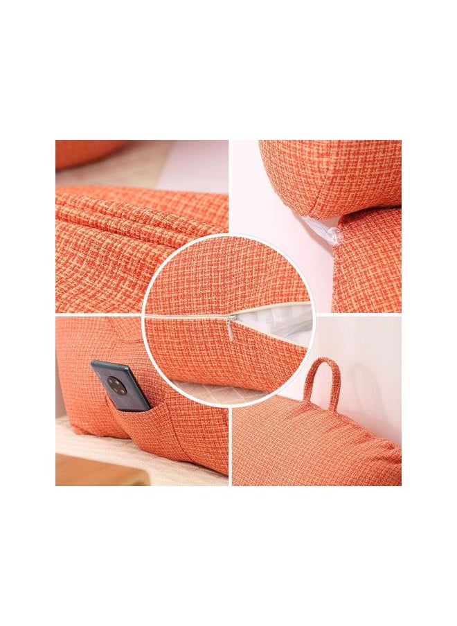 Bed Rest Reading Pillow - Soft Comfortable Removable Bedrest Pillows with Arm Rests and Neck Roll Pillow for Reading Watching TV in Bed, Floor or Sofa - pzsku/Z73F06E8ED4243E43BB90Z/45/_/1733076700/6cc83ecf-bed4-480f-8e7e-a1edb9e5947c