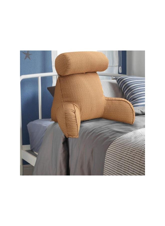 Bed Rest Reading Pillow - Soft Comfortable Removable Bedrest Pillows with Arm Rests and Neck Roll Pillow for Reading Watching TV in Bed, Floor or Sofa - pzsku/Z73F06E8ED4243E43BB90Z/45/_/1733076712/e2fdfb3a-1a99-494a-9b07-39fdd2614e8b