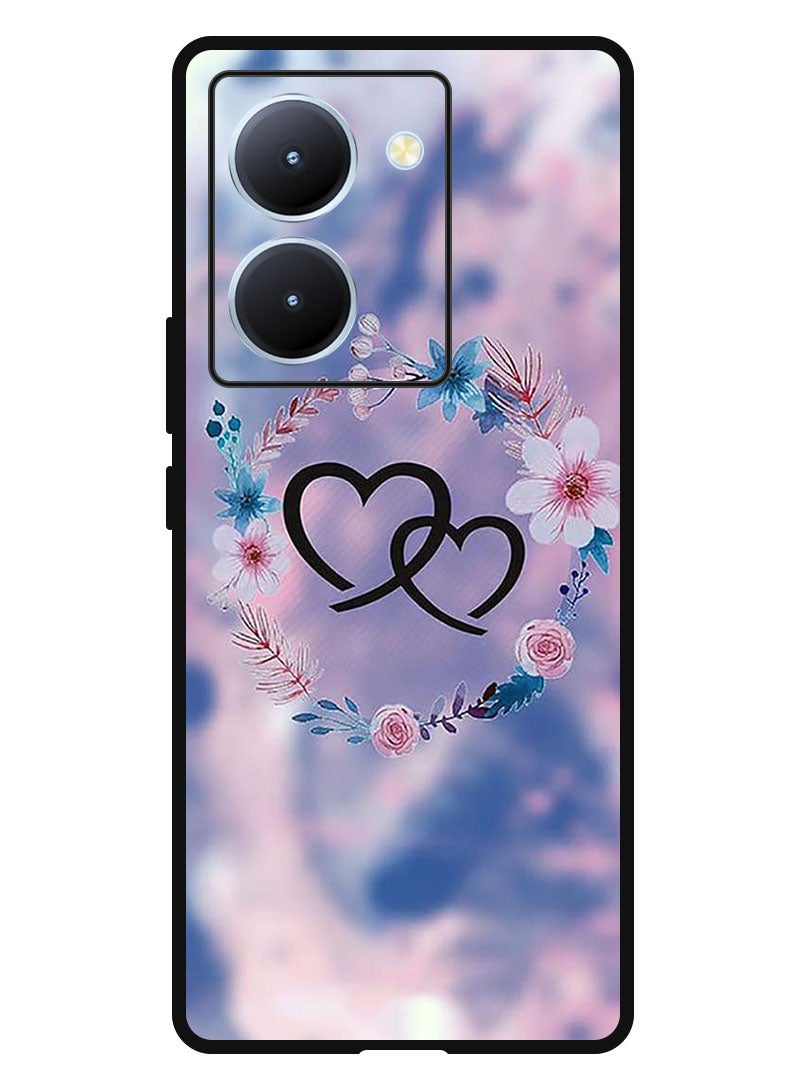 Theodor Protective Case Anti Scratch Shock Proof Bumper Cover For ViVo Y78 China Two HEarts - Image 1