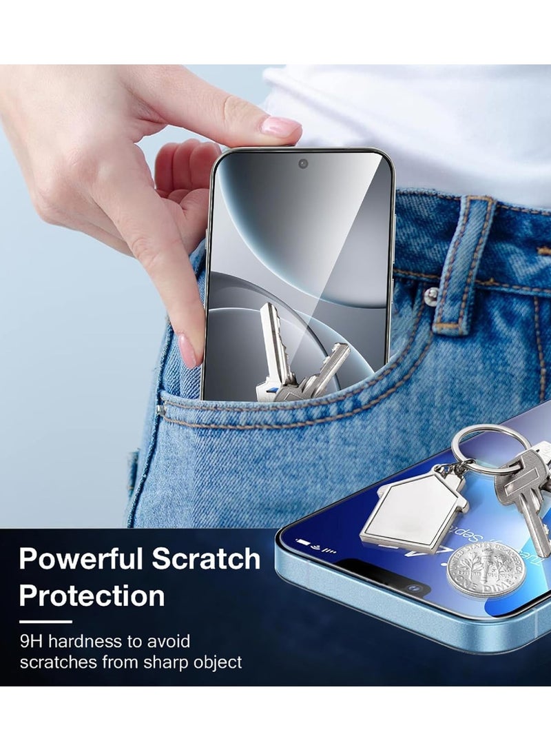 general 【3-Pack】 Screen Protector Compatible with OPPO Find X9 Pro High-Transparency Flexible Glass Ultra-Thin Case-Friendly High-Sensitivity Scratch-Resistant Bubble-Free Tempered Glass - Image 4