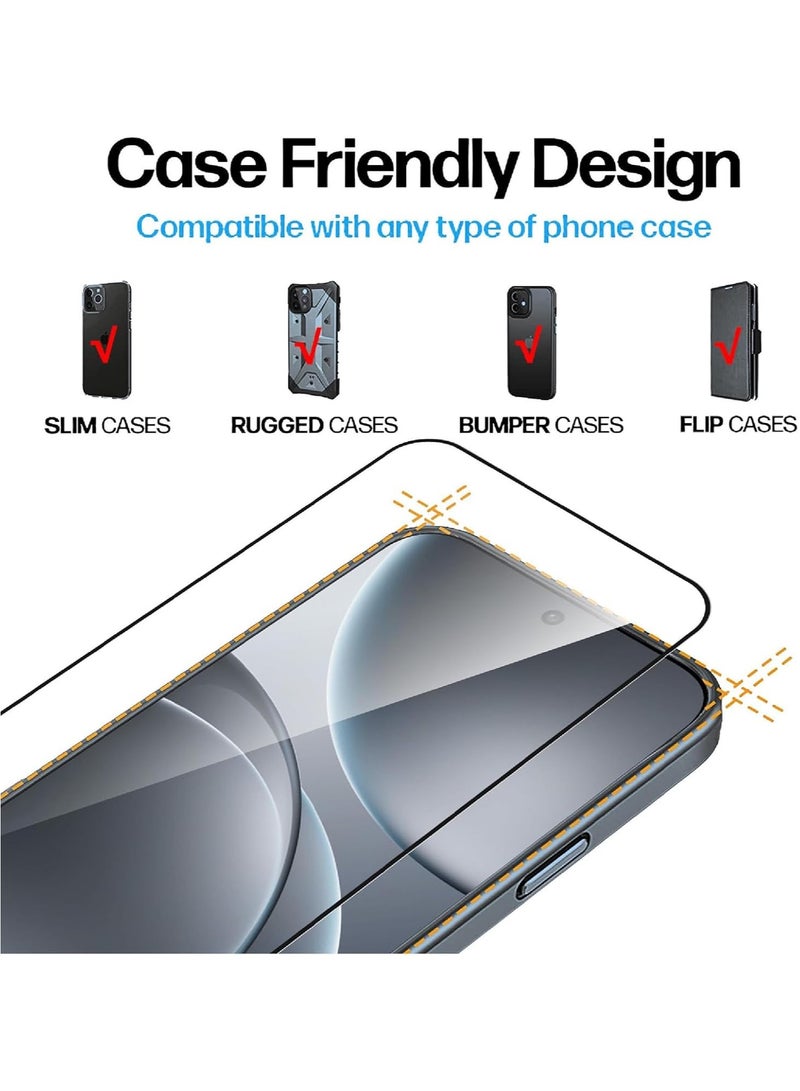 general 【3-Pack】 Screen Protector Compatible with OPPO Find X9 Pro High-Transparency Flexible Glass Ultra-Thin Case-Friendly High-Sensitivity Scratch-Resistant Bubble-Free Tempered Glass - Image 3