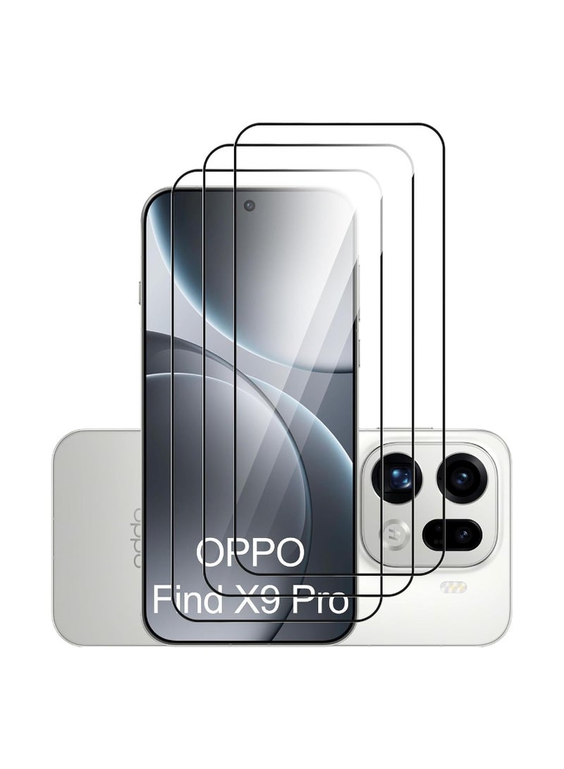 general 【3-Pack】 Screen Protector Compatible with OPPO Find X9 Pro High-Transparency Flexible Glass Ultra-Thin Case-Friendly High-Sensitivity Scratch-Resistant Bubble-Free Tempered Glass - Image 1