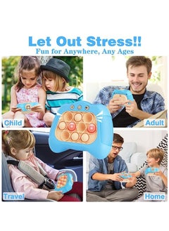 Furtey Handheld Game for Kids 6-12, Sensory Fidget Toys for Kids 8-12, Birthday Gifts for 6 7 8 9 Year Old Boys & Girls & Teens-Blue  - Image 5