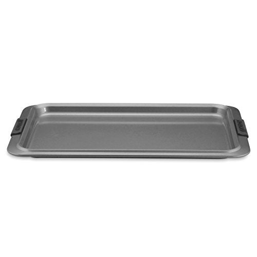 Anolon Advanced Nonstick Bakeware with Grips, Nonstick Cookie Sheet / Baking Sheet - 11 Inch x 17 Inch, Gray - Image 4