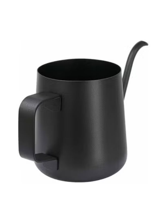 EXCLIFE 350ml V60 Stainless steel slender kettle, household teapot with handles and narrow spout, suitable for home living room and kitchen. - Image 1