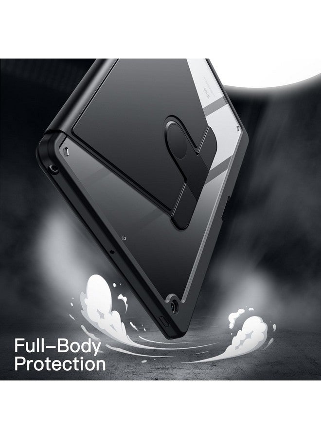 JETech Rotating Case for iPad 9/8/7 (10.2-Inch, 2021/2020/2019 Model, 9th/8th/7th Generation) with Pencil Holder, 360 Degree Rotation Protective Stand Cover Clear Back, Auto Wake/Sleep (Black) - Image 3