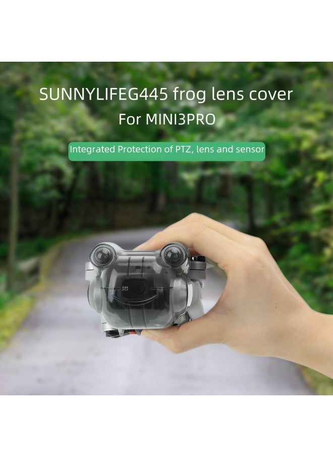 Generic Sunnylife For DJI Mini3 Pro Frog Lens Cover Gimbal Protection Vision Sensor Integrated Cover-Color:Transparent Gray  - Image 1