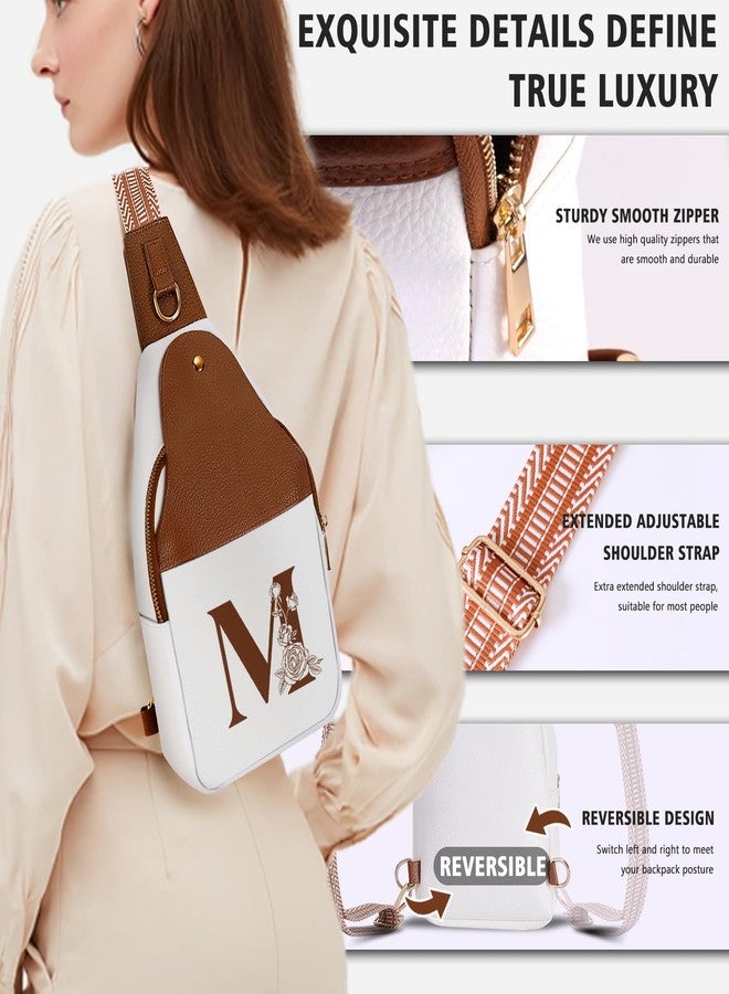 Lizznoe Initial Women Crossbody Bag Sling Shoulder Purses Handbags Aesthetic Girlfriend Gf Gifts Future Mrs Wife Wifey Her Sweet Day 1 Year Anniversary Cute Romantic Beauty Valentines Day I Love You Present - Image 4