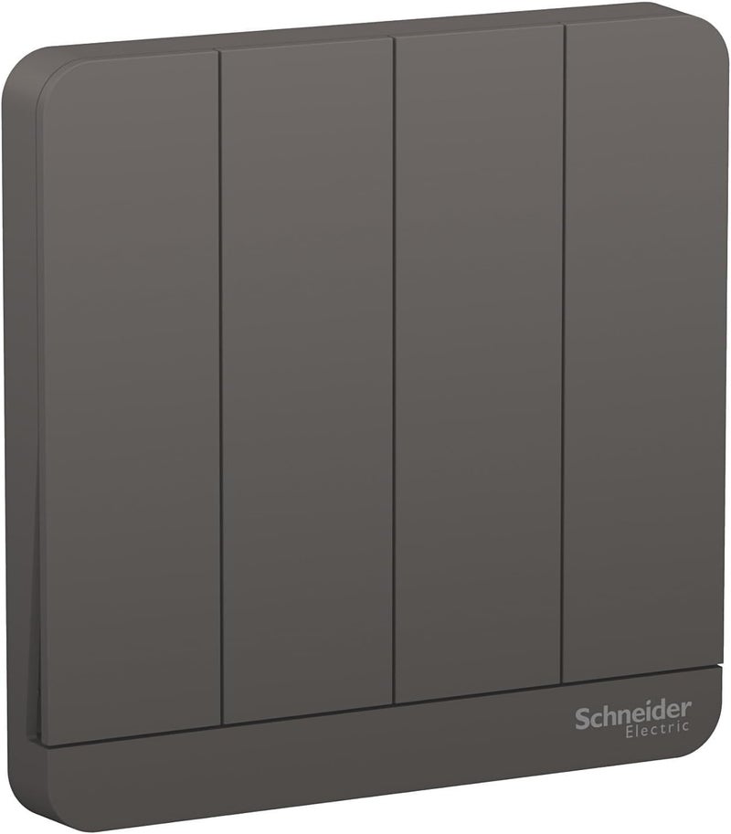 Schneider Electric Schneider Electric AvatarOn 16AX 250V 1 Way Switches - Dark Grey