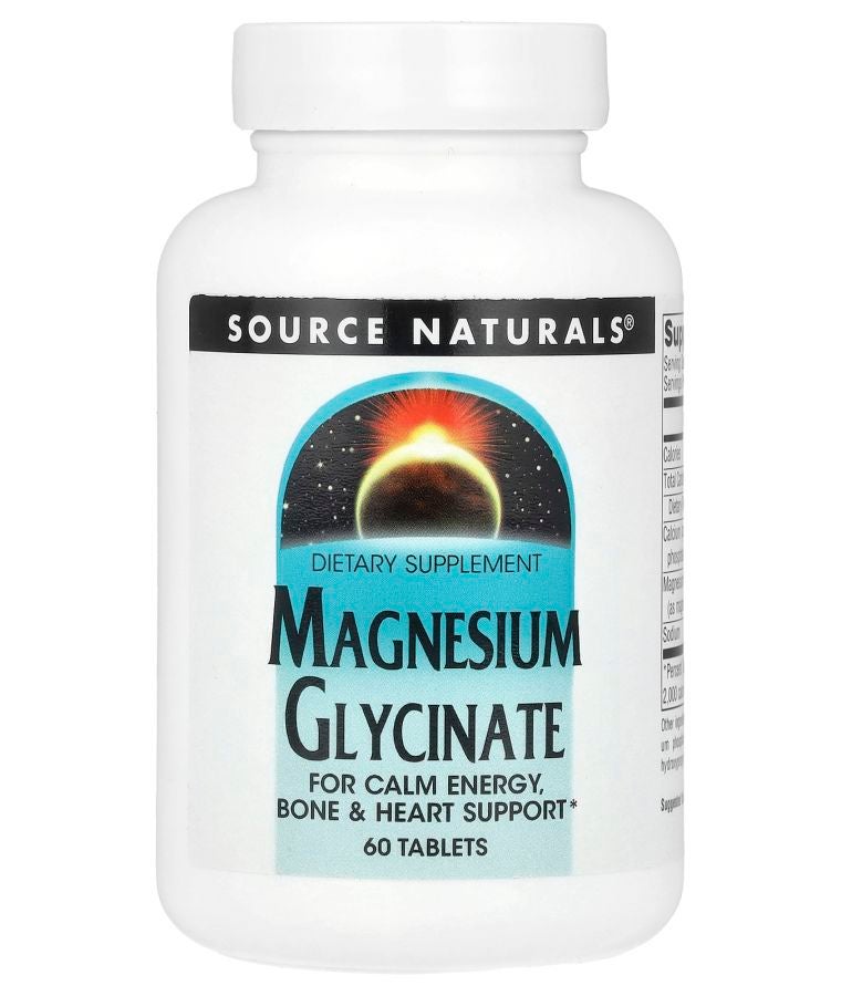 Source Naturals ماغنيسيوم جليسينات 60 قرص