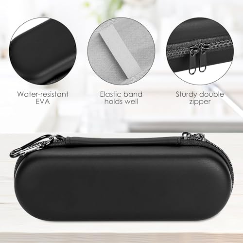 Inralimot Electric Toothbrush Travel Case, EVA Hard Storage Case Compatible with Oral B Pro 1000, 2000, 3000, 3500, 7000, Philips Sonicare ProtectiveClean (Black) - Image 5