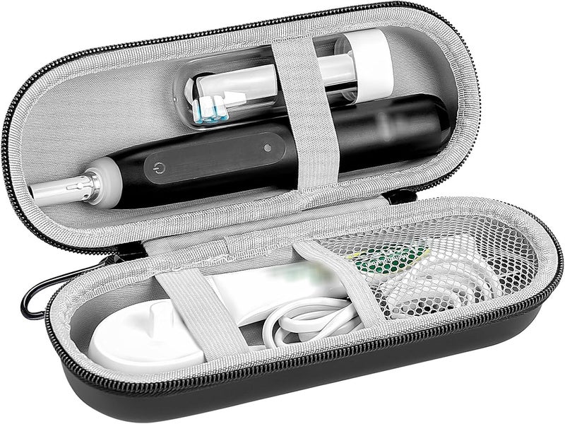Inralimot Electric Toothbrush Travel Case, EVA Hard Storage Case Compatible with Oral B Pro 1000, 2000, 3000, 3500, 7000, Philips Sonicare ProtectiveClean (Black) - Image 1
