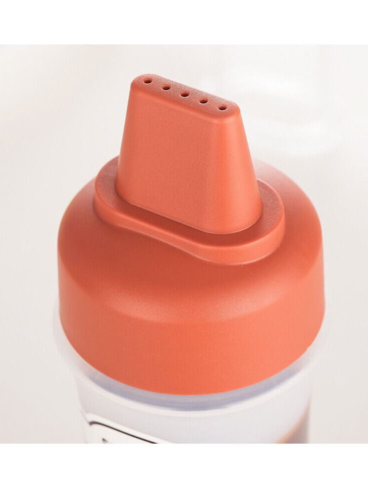 زجاجات توابل بلاستيكية قابلة للضغط 350 مل مع فوهات كاتشب خردل أحمر 1 قطعة - Image 3