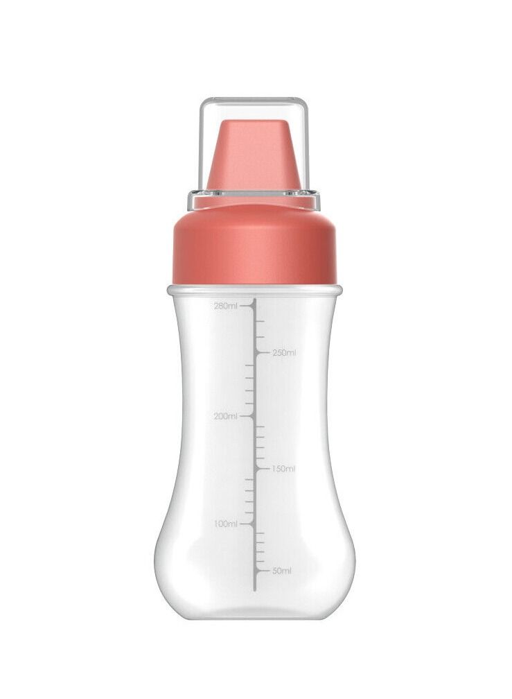 زجاجات توابل بلاستيكية قابلة للضغط 350 مل مع فوهات كاتشب خردل أحمر 1 قطعة - Image 4