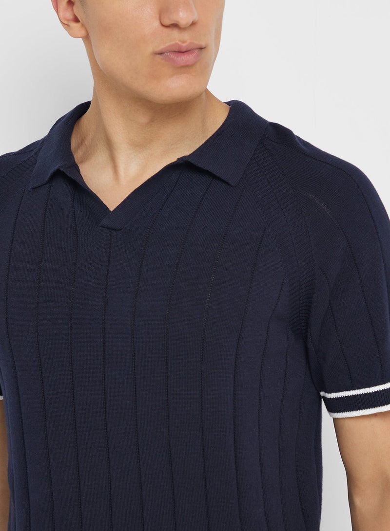 BRAVE SOUL Knitted Polo Shirt - Image 3