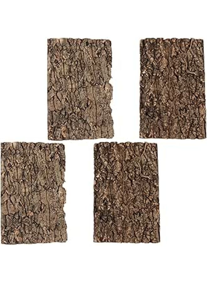 4 Reptile Bark Climbing Background 30x20cm for Lizard Gecko Habitat - Image 1
