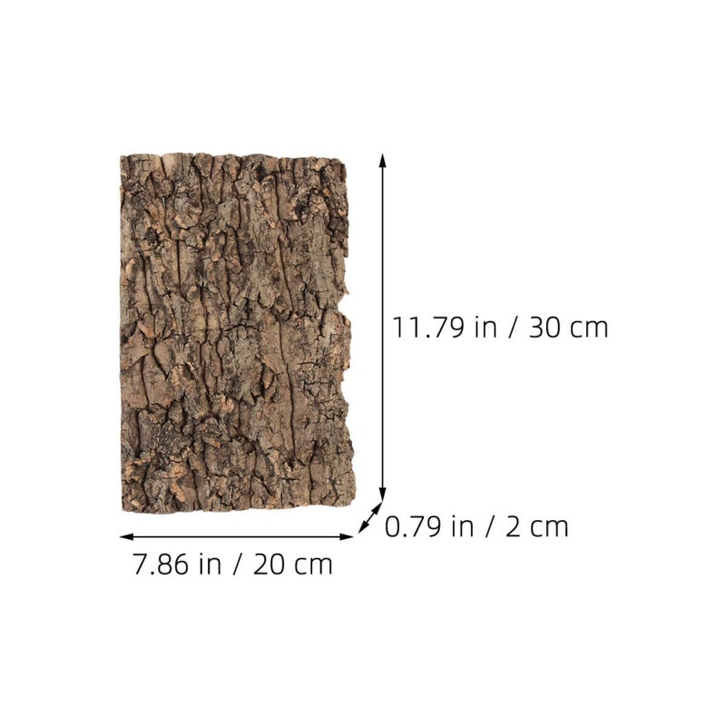 4 Reptile Bark Climbing Background 30x20cm for Lizard Gecko Habitat - Image 3