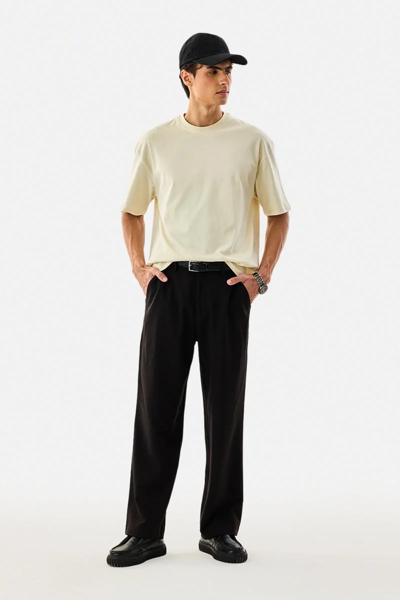 سنيتش تيشيرت قطني مطبوع كبير الحجم