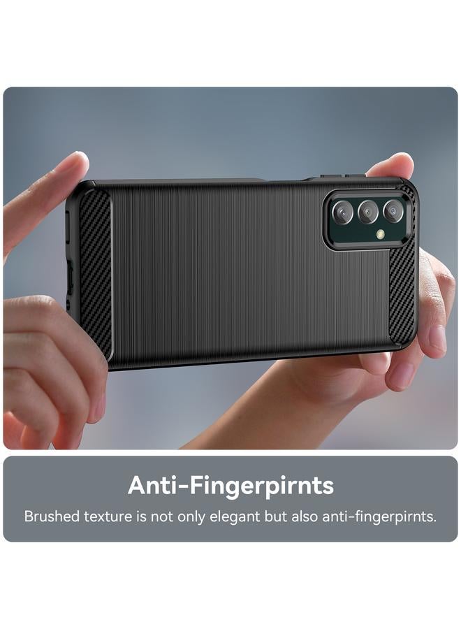 اس-توب جراب لهاتف Samsung Galaxy F13 مصنوع من ألياف الكربون المصقولة TPU - Image 5