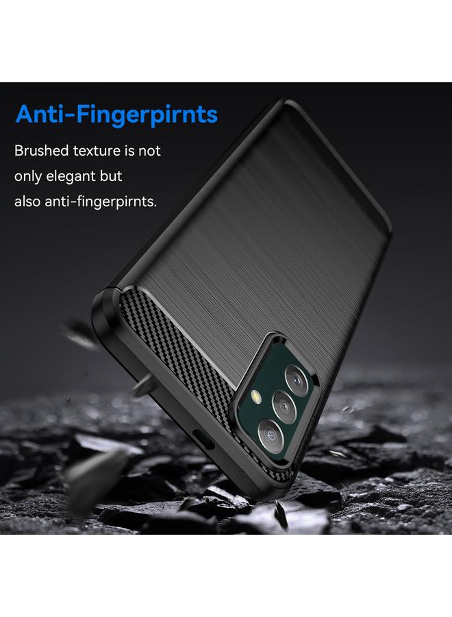 اس-توب جراب لهاتف Samsung Galaxy F13 مصنوع من ألياف الكربون المصقولة TPU - Image 3