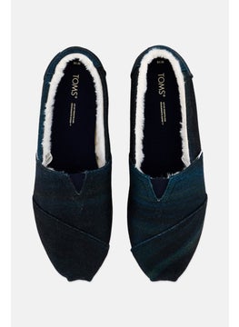 TOMS Women Alpargata Slip On Flats, Navy Combo  - Image 3