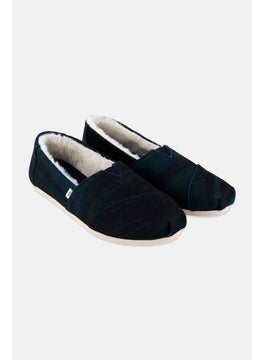 TOMS Women Alpargata Slip On Flats, Navy Combo  - Image 1