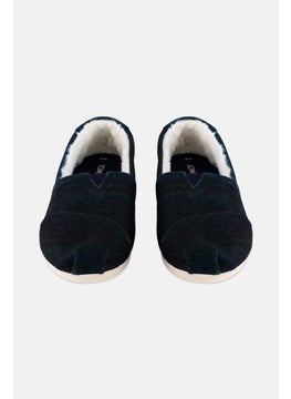 TOMS Women Alpargata Slip On Flats, Navy Combo  - Image 4