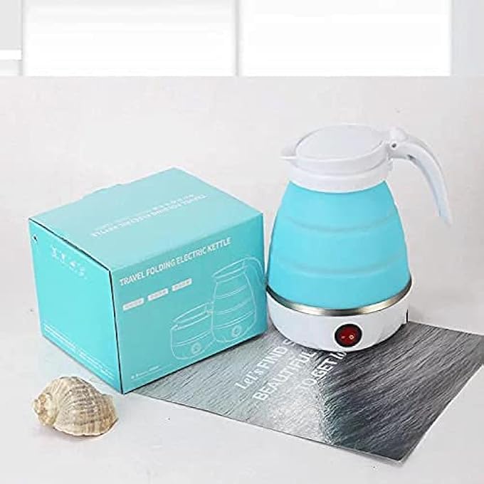 TRUS Silicone Portable Electric Water Heater Kettle White - Image 3