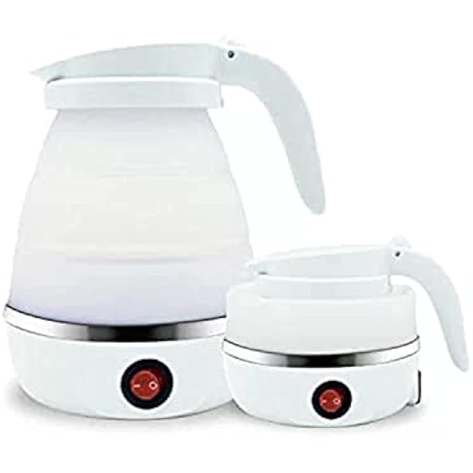 TRUS Silicone Portable Electric Water Heater Kettle White - Image 1