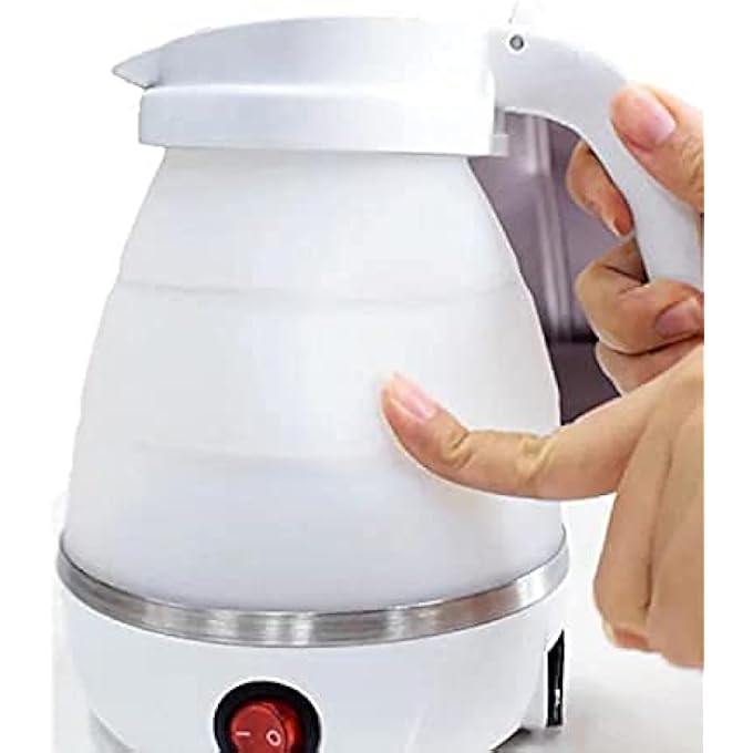 TRUS Silicone Portable Electric Water Heater Kettle White - Image 4