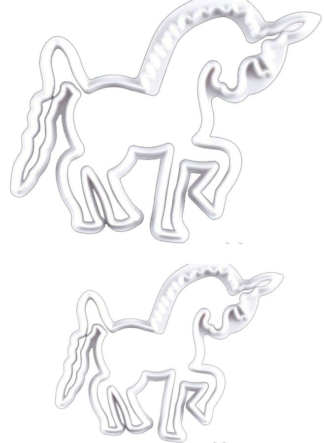 Global+plus Global+1 PCS Plastic Unicorn Cookie Cutter Shapes for Baking/Cake Decorations - Image 1