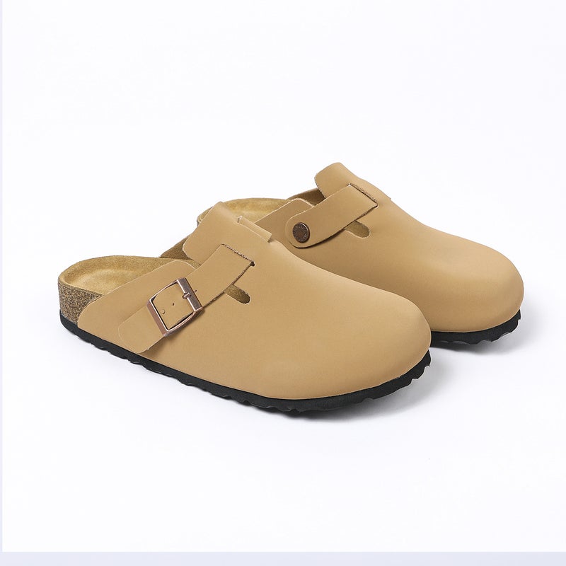 Birkenstock Sandals Spring/Summer New Arrival Unisex Outdoor Slippers Casual Closed-Toe Retro Half-Slippers
