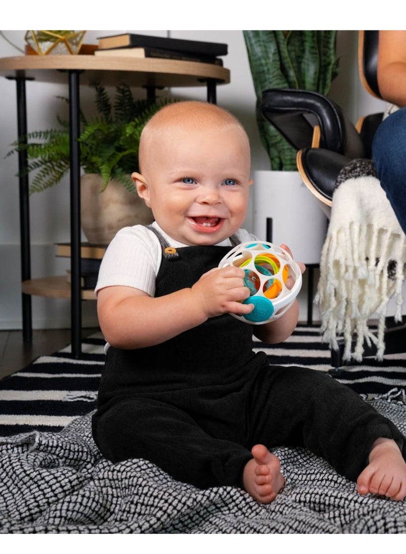 Baby Einstein لعبة رattle Oball سهلة الإمساك والدوران، خالية من BPA، 0+ أشهر - Image 2