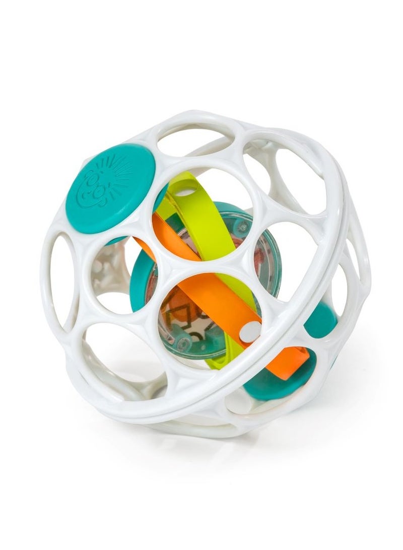 Baby Einstein لعبة رattle Oball سهلة الإمساك والدوران، خالية من BPA، 0+ أشهر - Image 1