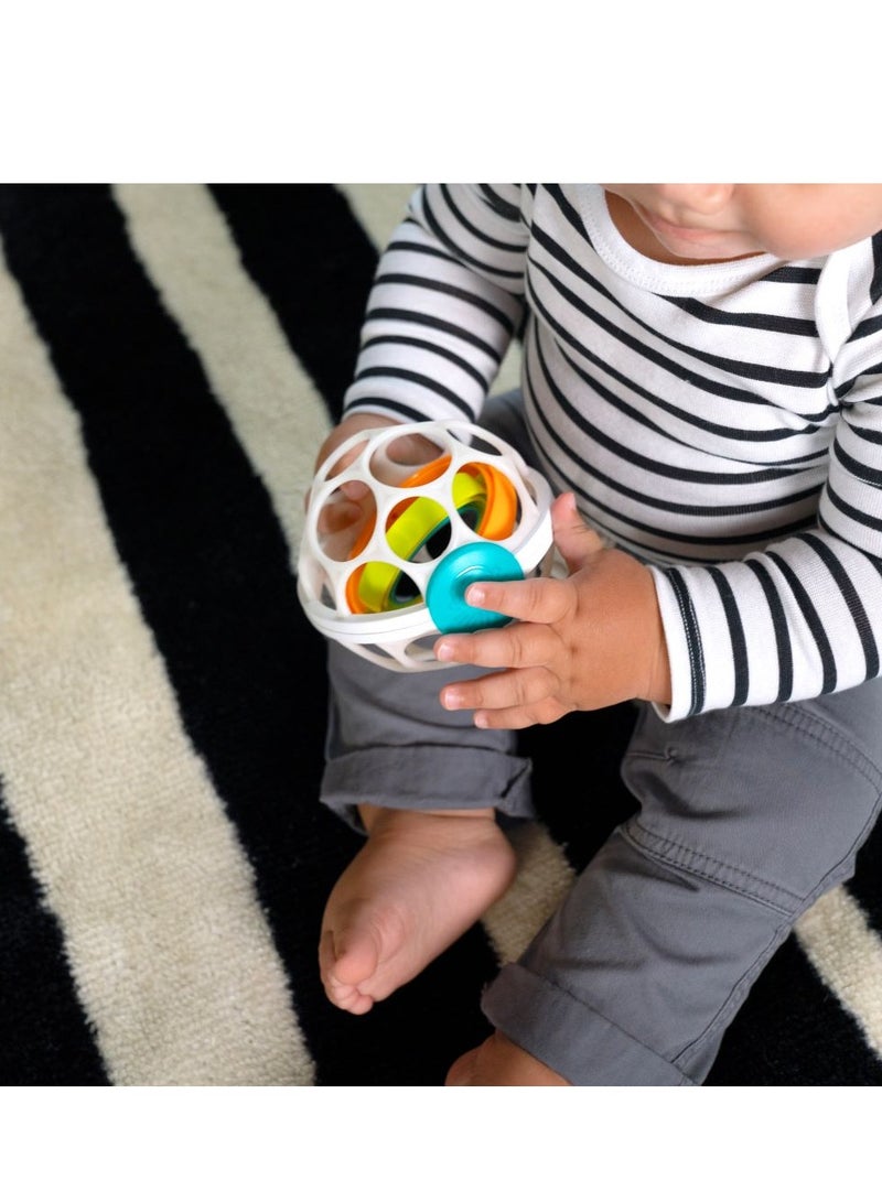Baby Einstein لعبة رattle Oball سهلة الإمساك والدوران، خالية من BPA، 0+ أشهر - Image 3