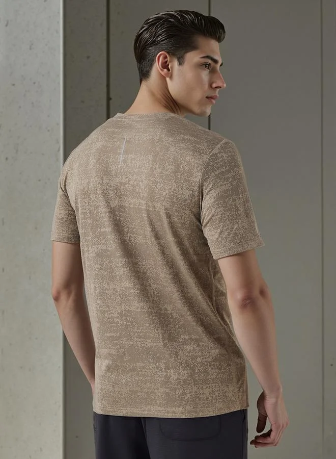 ادوت من سبلاش Jacquard Crew Neck T-shirt