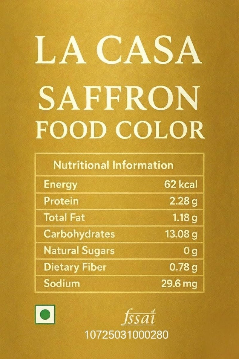 La Casa Food Colour Powder - Saffron | 20gm | - Image 5