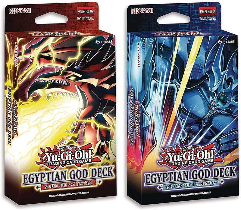 Konami Yu-Gi-Oh! TCG: Egyptian God Decks: Slifer The Sky Dragon, Obelisk The Tormentor - Image 2