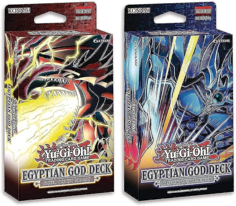 Konami Yu-Gi-Oh! TCG: Egyptian God Decks: Slifer The Sky Dragon, Obelisk The Tormentor - Image 1