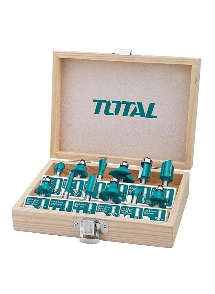 TOTAL 6mm Router Bit Set - TACSR0121 - Total - Image 2